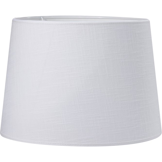 Biały abażur do lampy stołowej
